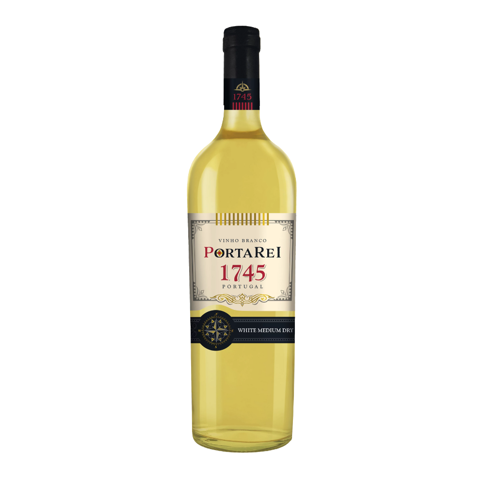 Wino PortaRei 1745 White 11,5% białe półwytrawne 750 ml