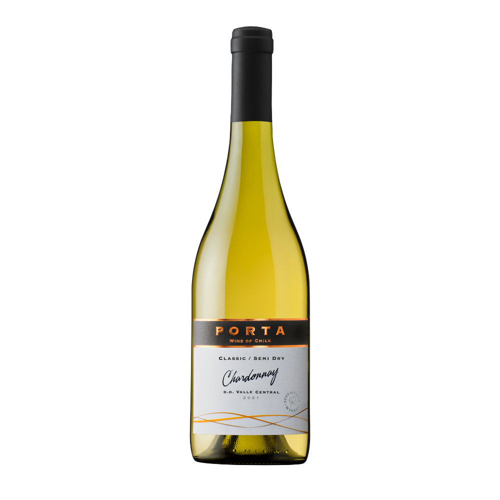 Wino Porta Classic Chardonnay 12,5% białe półwytrawne 750 ml