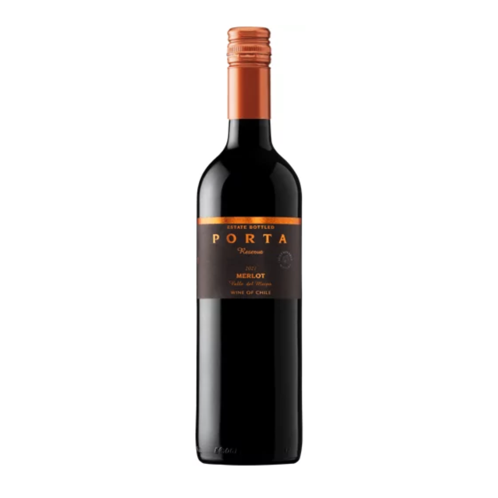 Wino Porta Reserva Merlot 13,5% czerwone wytrawne 750 ml