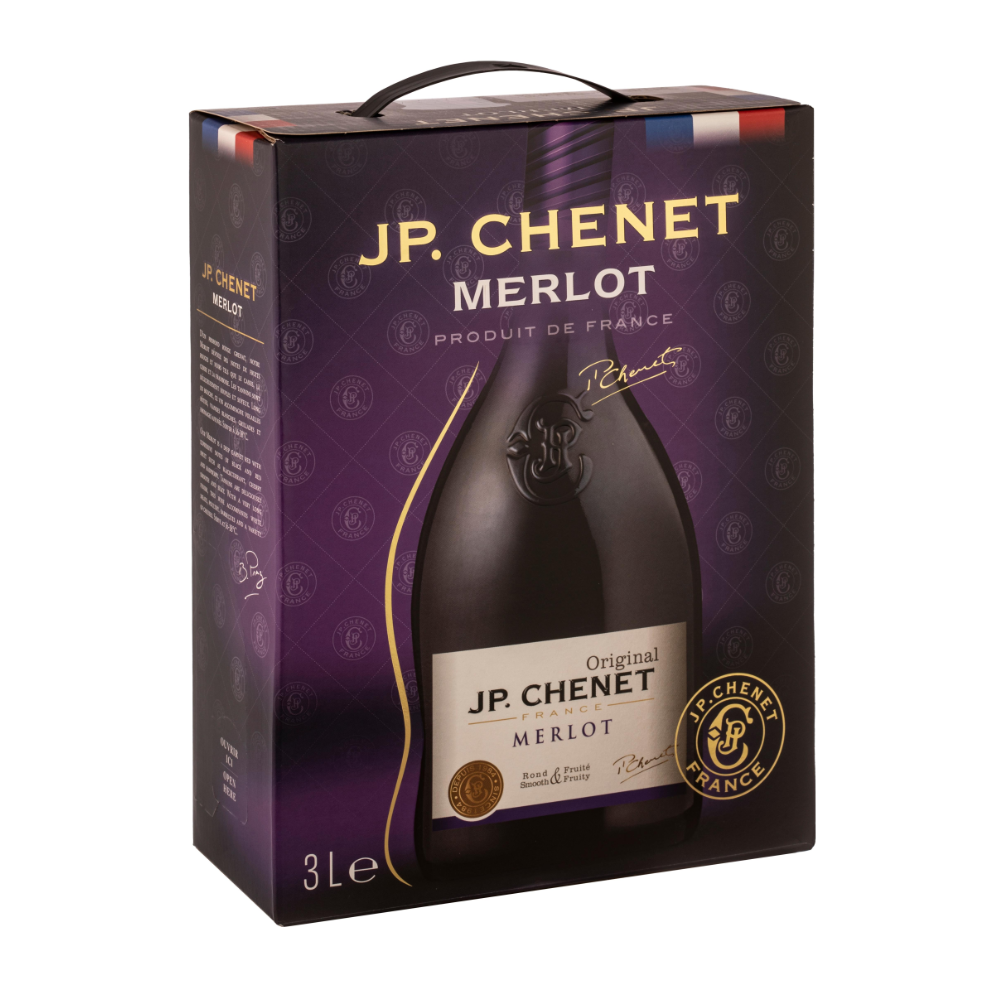 Wino J.P. Chenet Merlot BIB 13,5% czerwone wytrawne 3000 ml