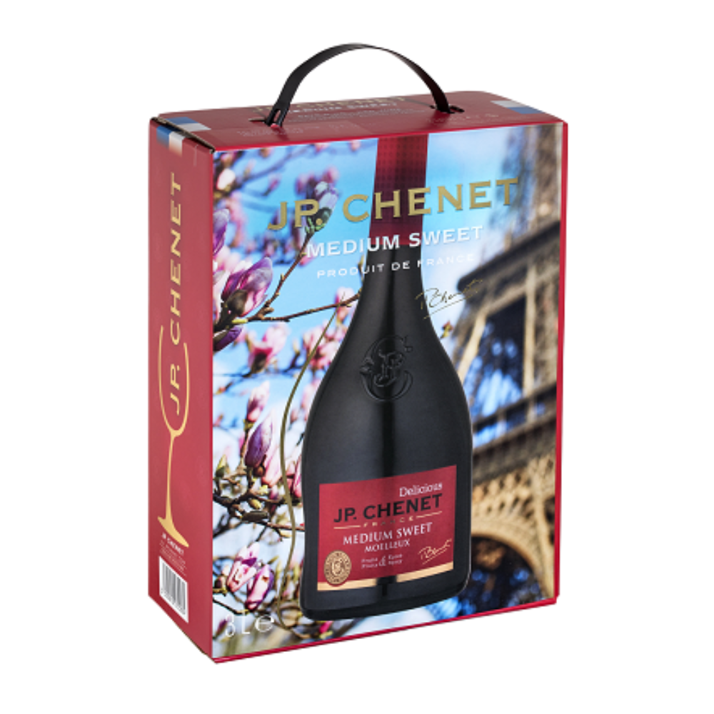 Wino J.P. Chenet Delicious BIB 13% czerwone półsłodkie 3000 ml