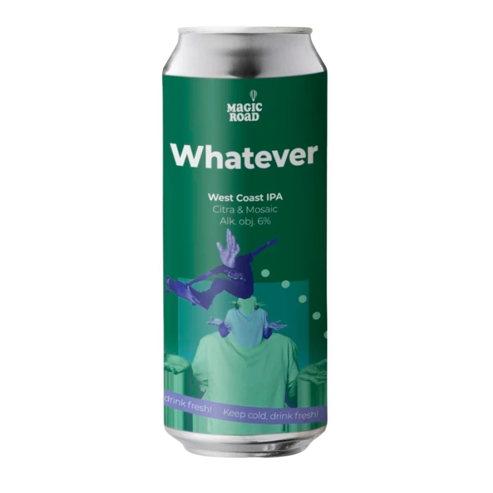 Piwo Magic Road Whatever West Coast IPA 6% 500 ml puszka