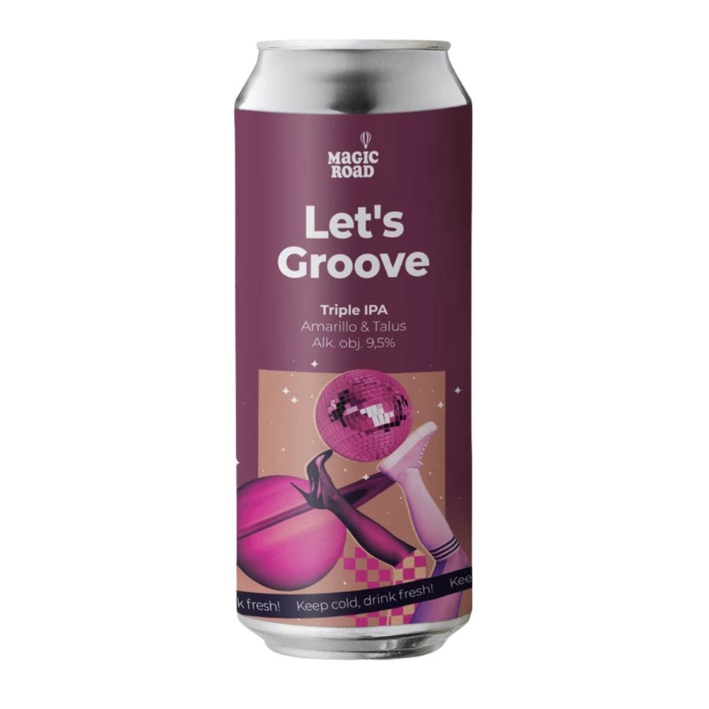 Piwo Magic Road Let's Groove Triple IPA 9,5% 500 ml puszka