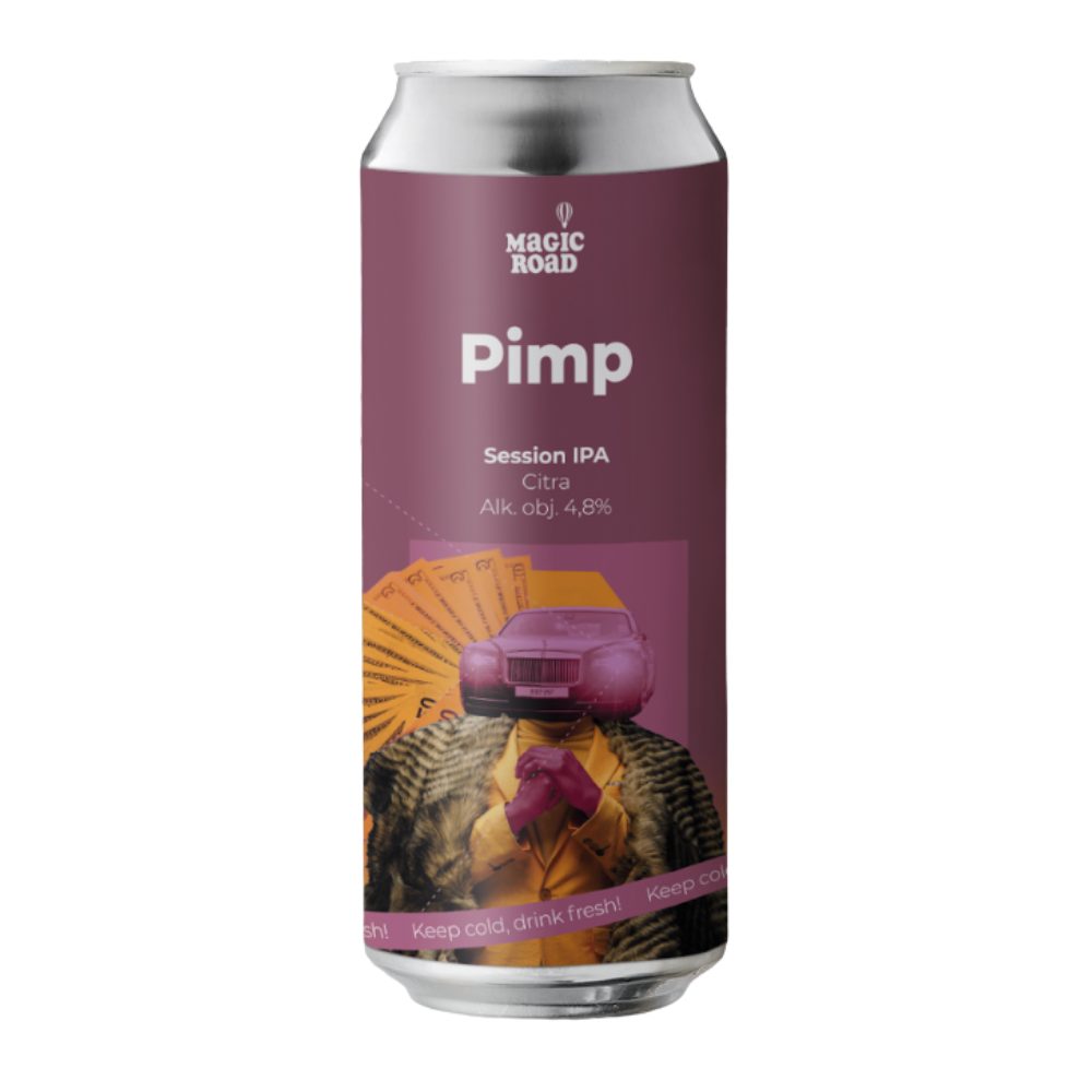 Piwo Magic Road Pimp Session IPA 4,8% 500 ml puszka