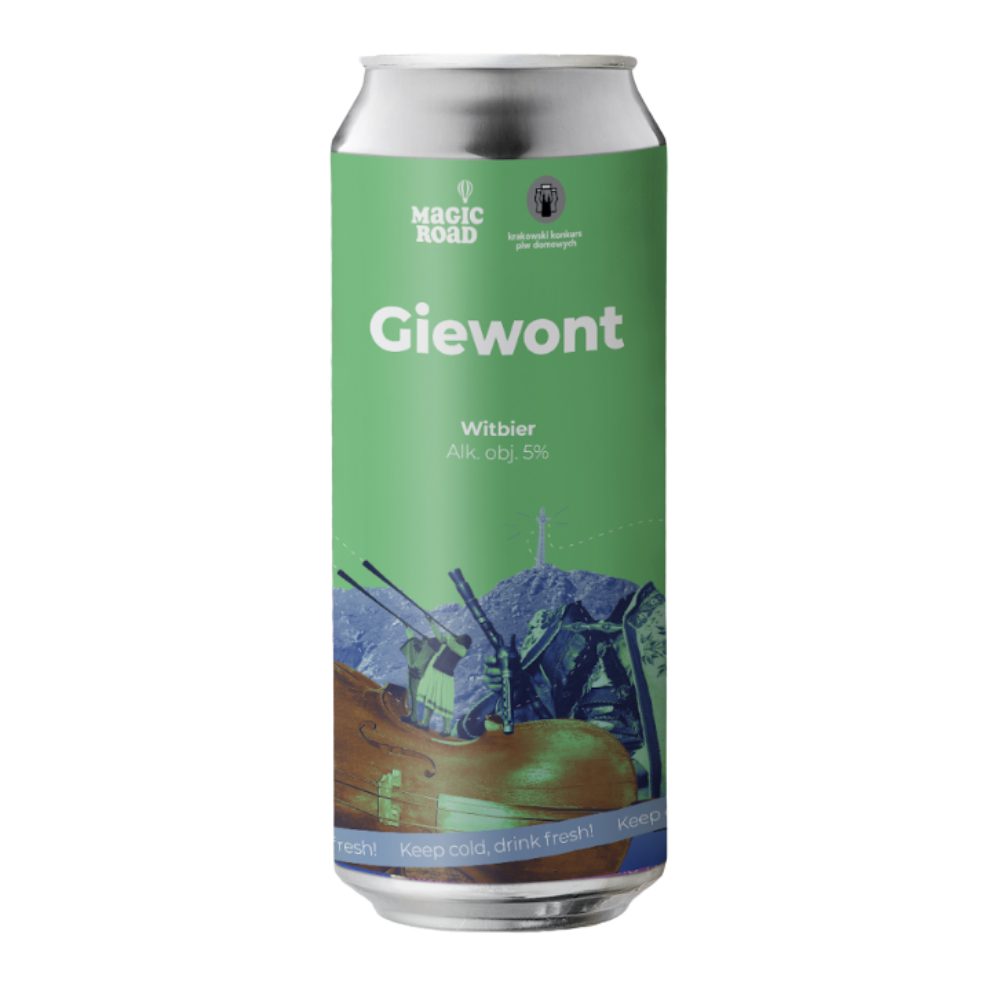 Piwo Magic Road Giewont Witbier 5% 500 ml puszka