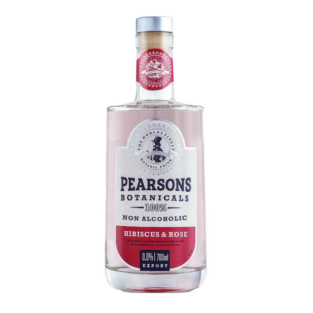 Gin Pearsons Botanicals Hibiscus & Rose 0%