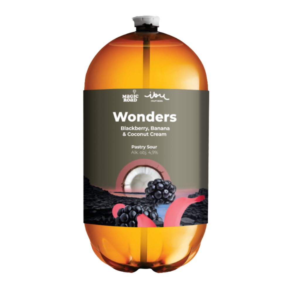 Piwo Magic Road Wonders Blackberry, Banana & Coconut Cream 4,9% 30 l keg pet