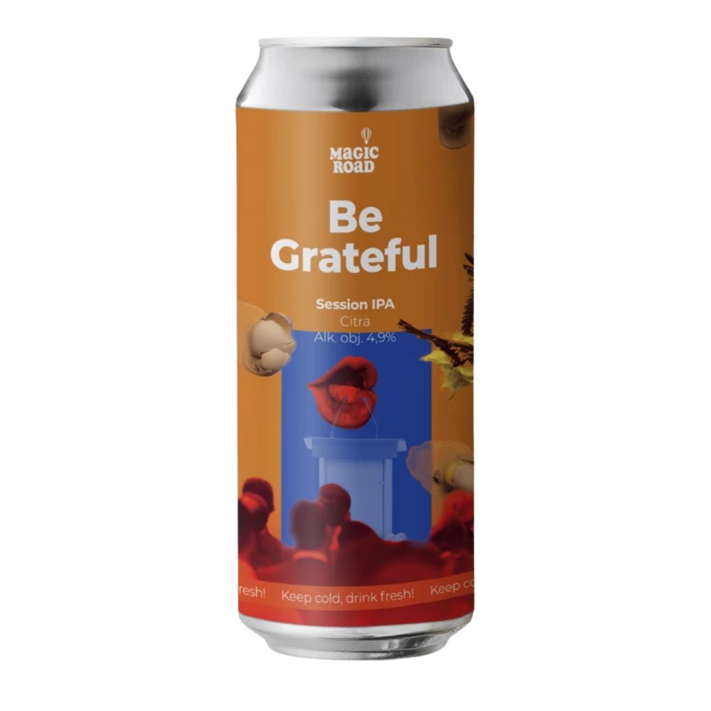 Piwo Magic Road 	Be Grateful Session IPA 9,5% 500 ml puszka