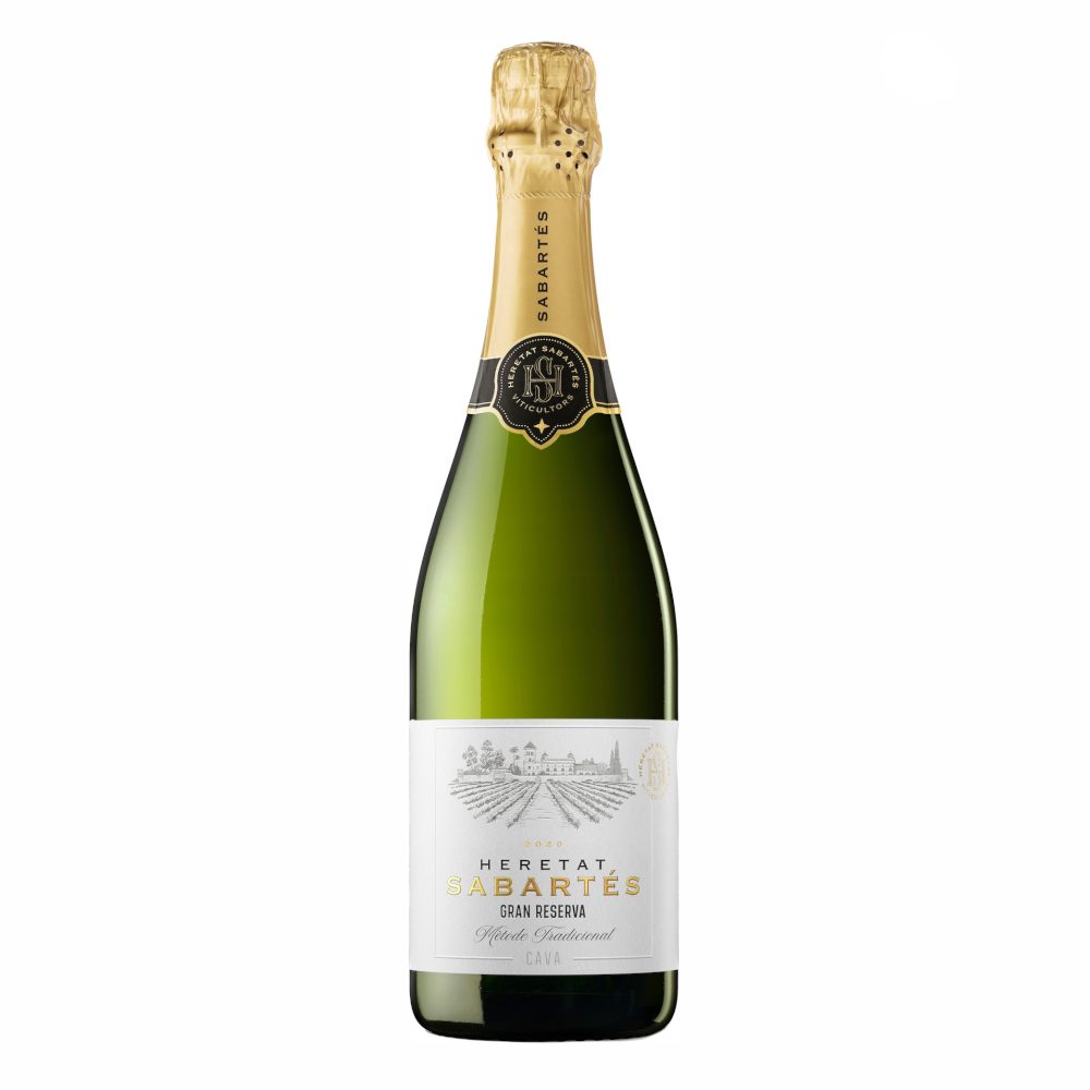 Wino Musujące Heretat Sabartes Cava Brut DO 12,5% wytrawne 750 ml