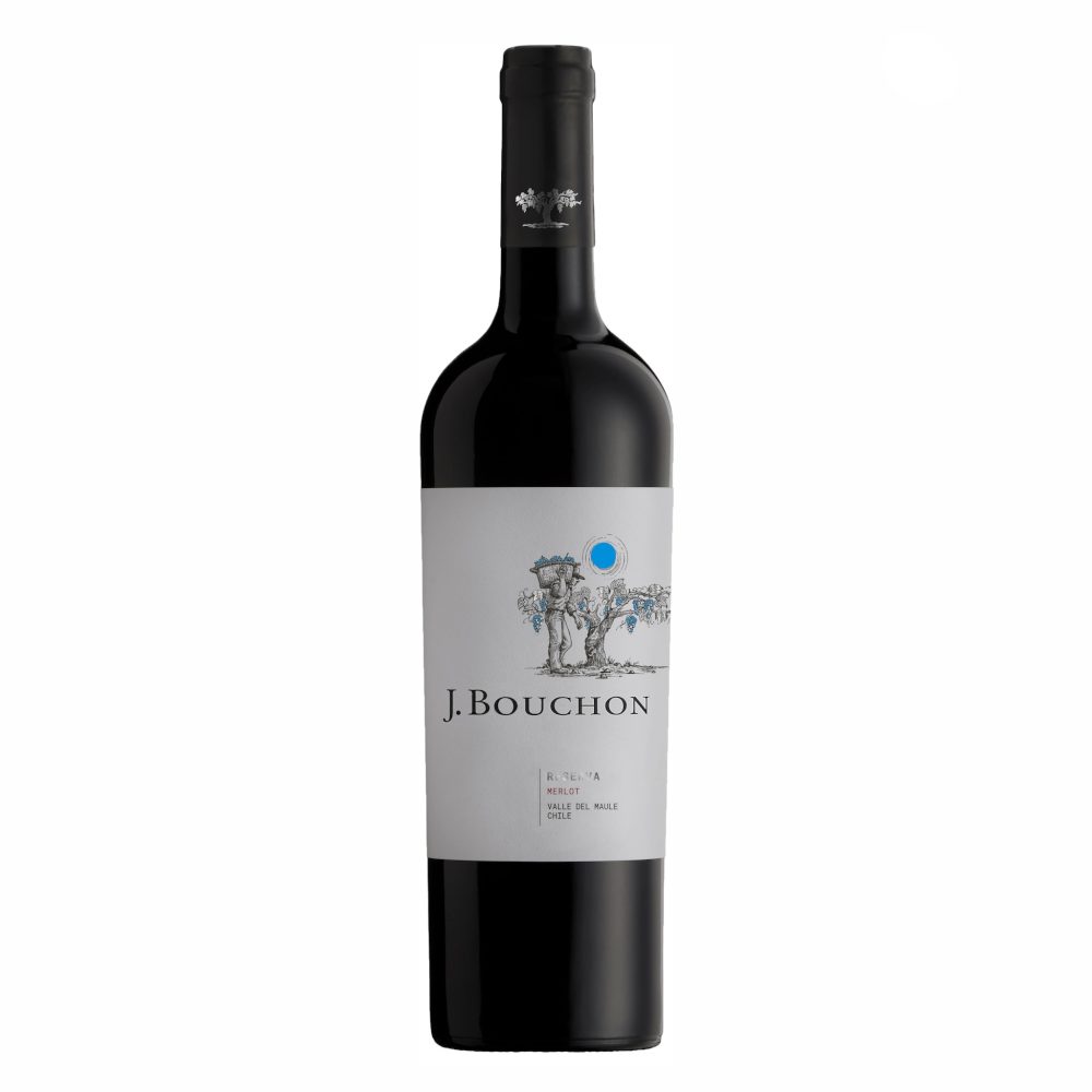 Wino J. Bouchon Merlot Reserva 13,5% czerwone wytrawne 750 ml