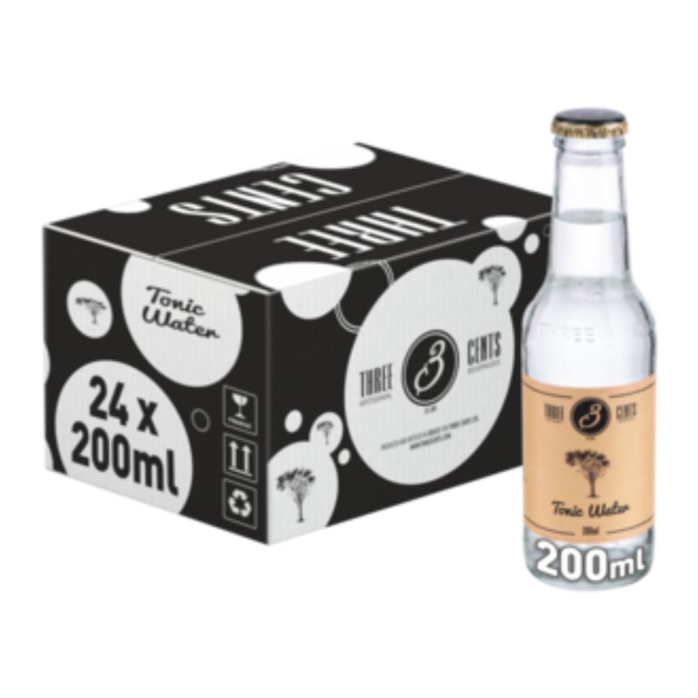 Tonik Three Cents Tonic Water 24 x 200 ml