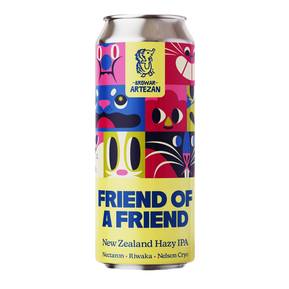 Piwo Artezan Friend of A Friend New Zeland Hazy IPA 6,5% 500 ml puszka