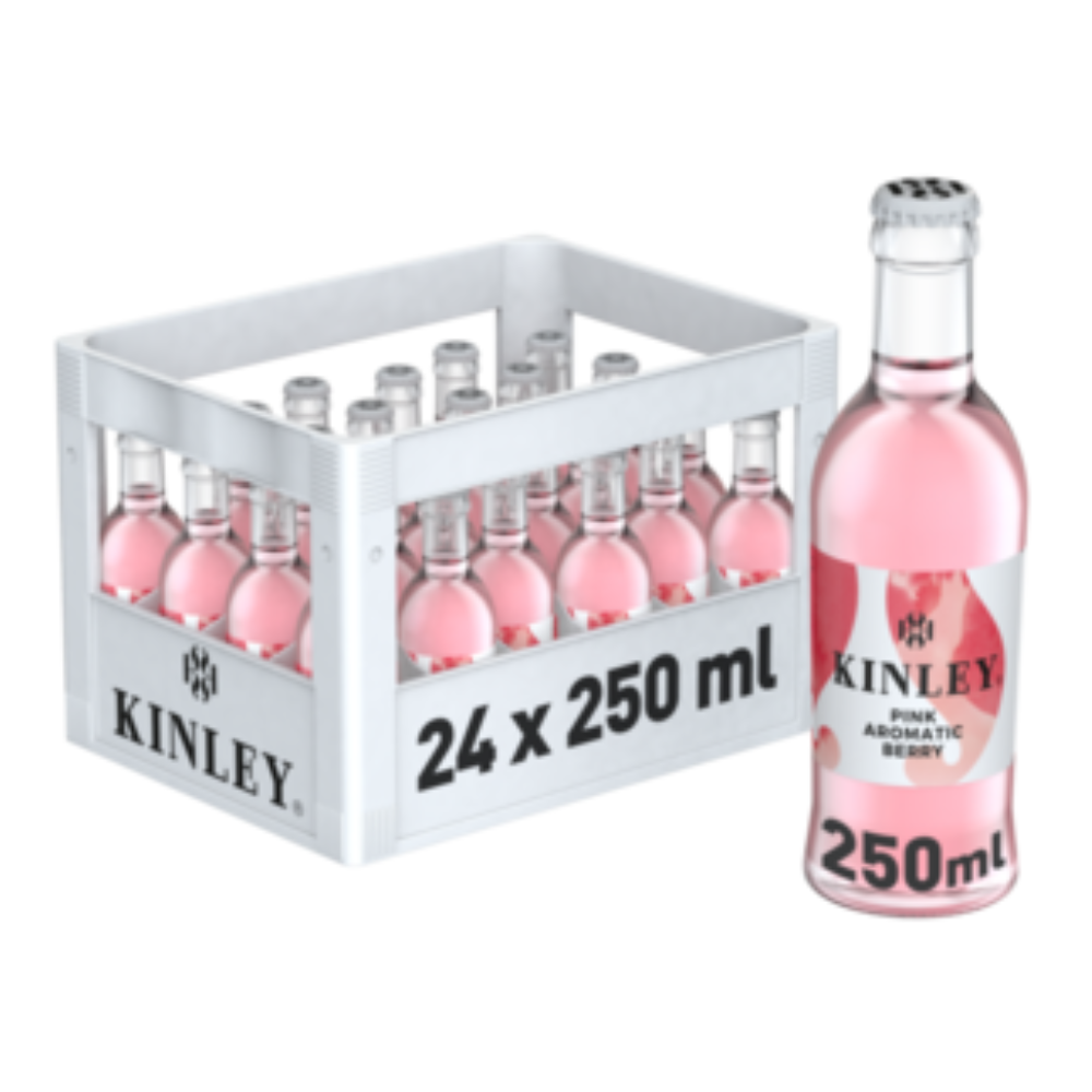 Napój Kinley Pink Aromatic Berry 24 x 250 ml
