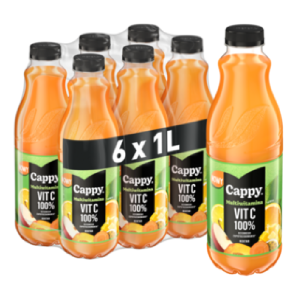 Sok Cappy Nektar Multiwitamina Vit C 6 x 1000 ml PET