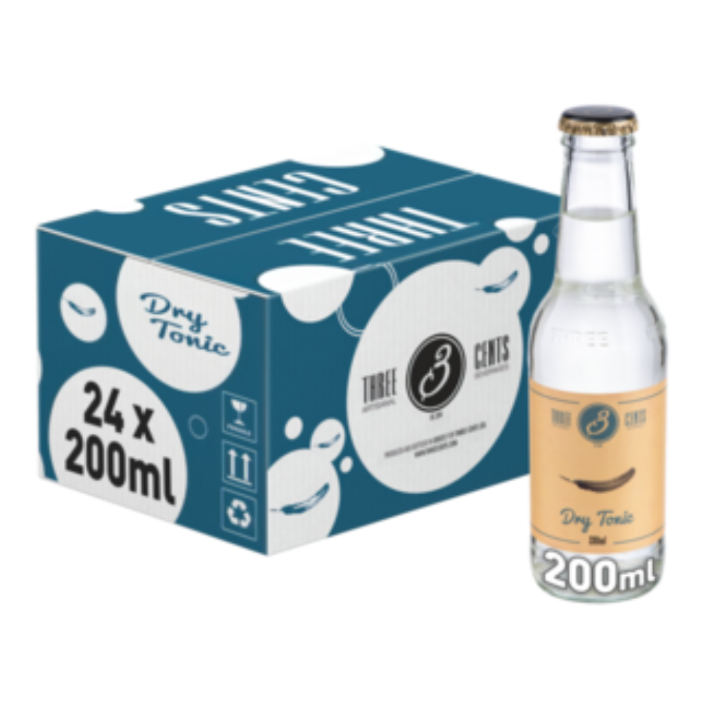 Napój Three Cents Dry Tonic 24 x 200 ml