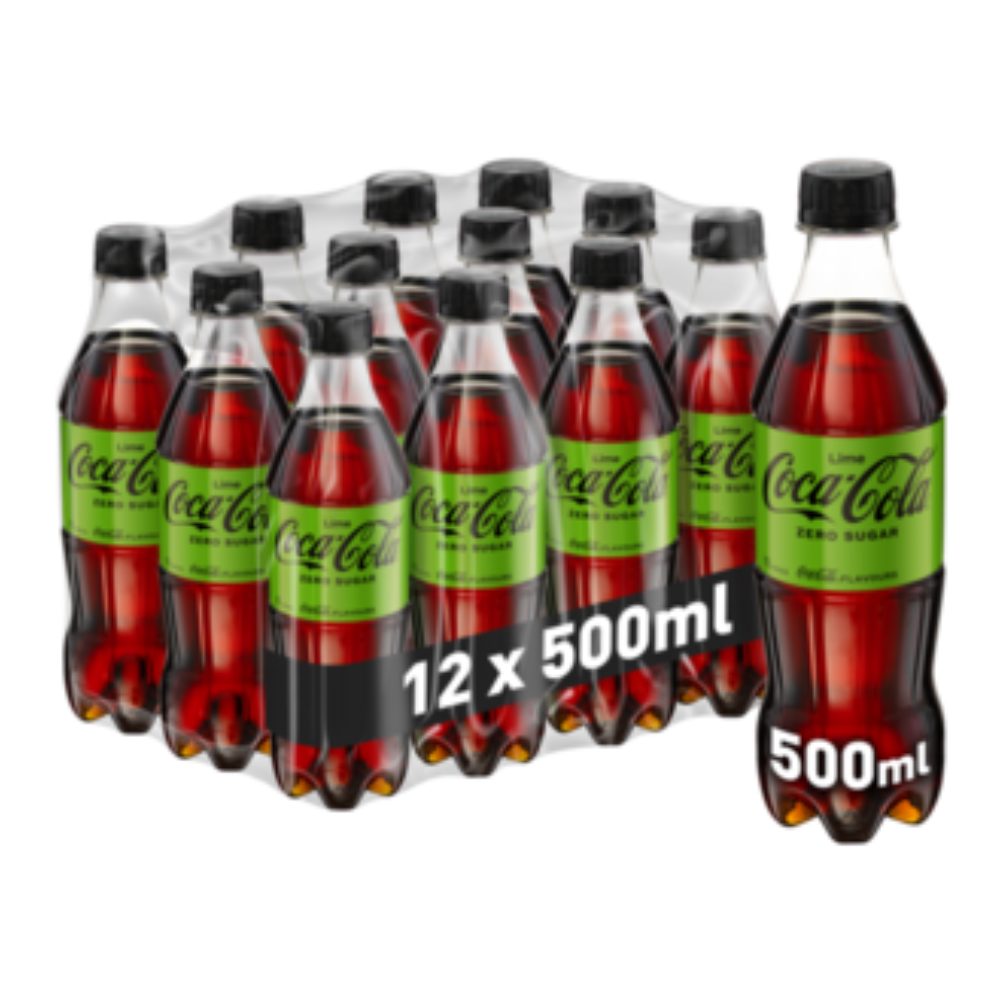 Napój Coca-Cola Zero Lime 12 x 500 ml