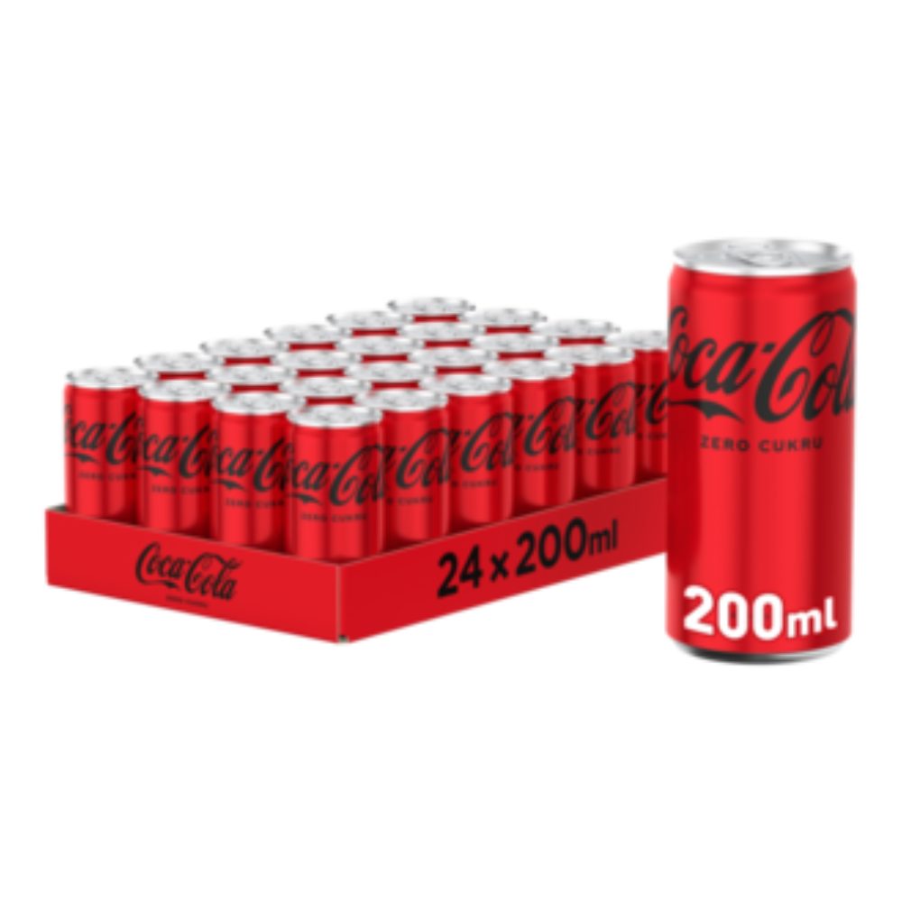 Napój Coca-Cola Zero 24 x 200 ml puszka