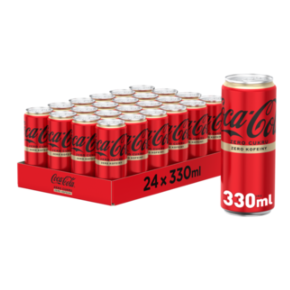Napój Coca-Cola Zero Zero Kofeiny 24 x 330 ml puszka