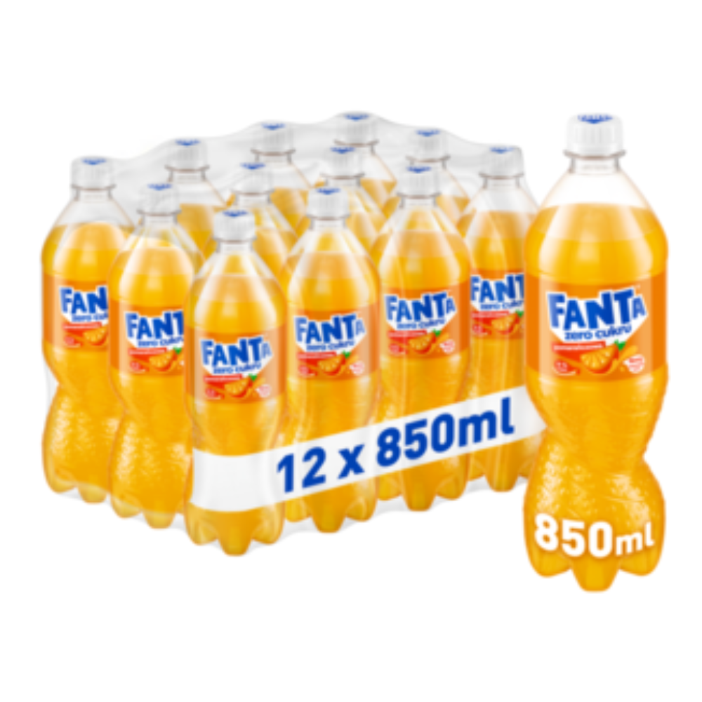 Napój Fanta Orange Zero 12 x 850 ml