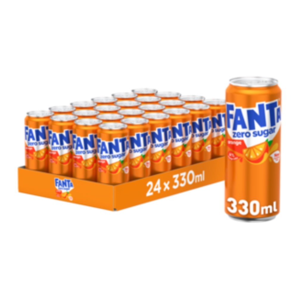 Napój Fanta Orange Zero 24 x 330 ml Puszka