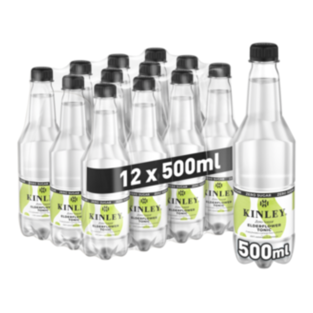 Napój Kinley Zero Elderflower 12 x 500 ml PET