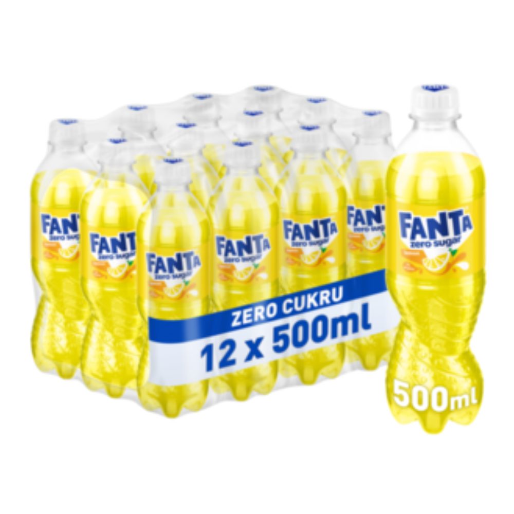 Napój Fanta Lemon Zero 12 x 500 ml DRS