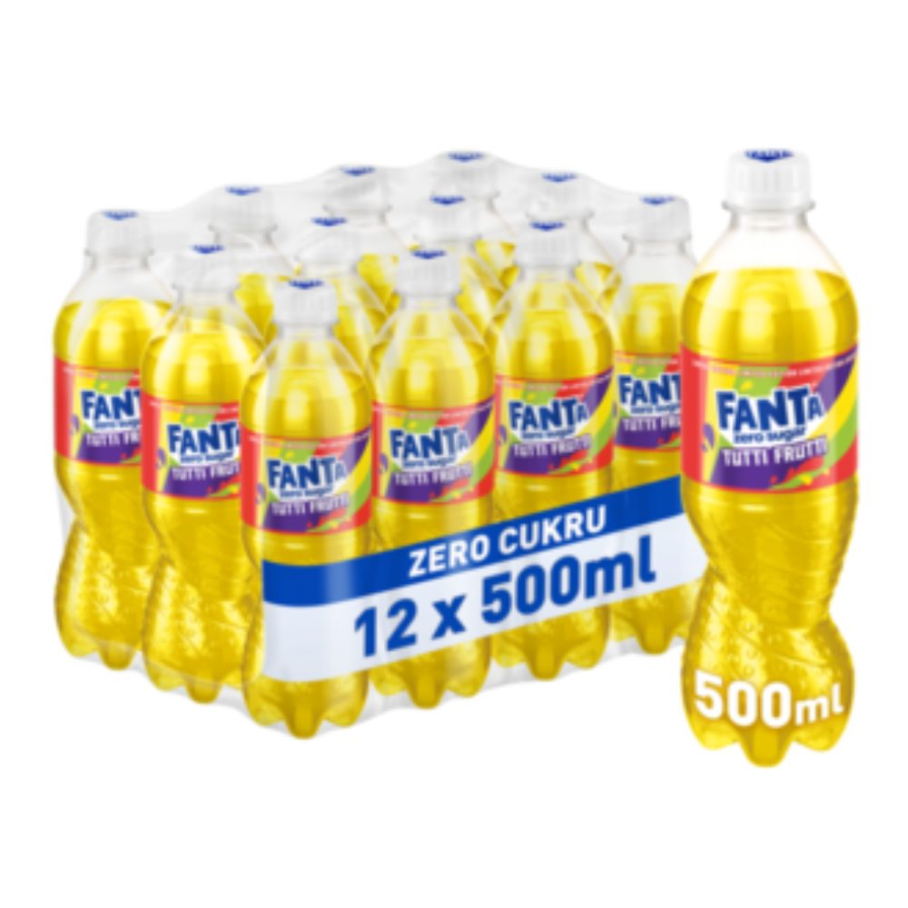Napój Fanta Zero Tutti Frutti 12 x 500 ml
