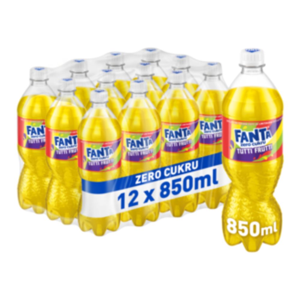 Napój Fanta Zero Tutti Frutti 12 x 850 ml