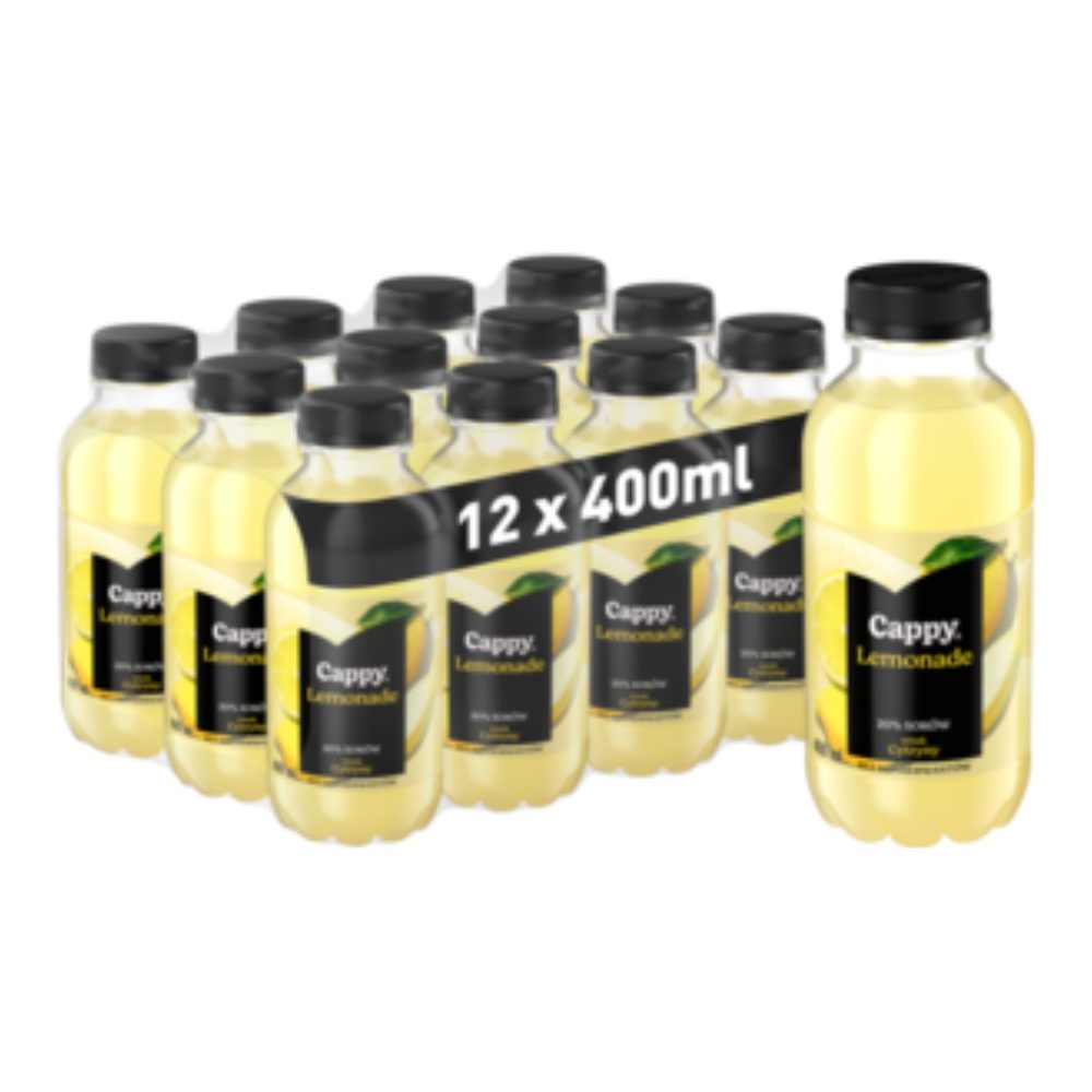 Napój Cappy Lemonade Cytryna 12 x 400 ml DRS
