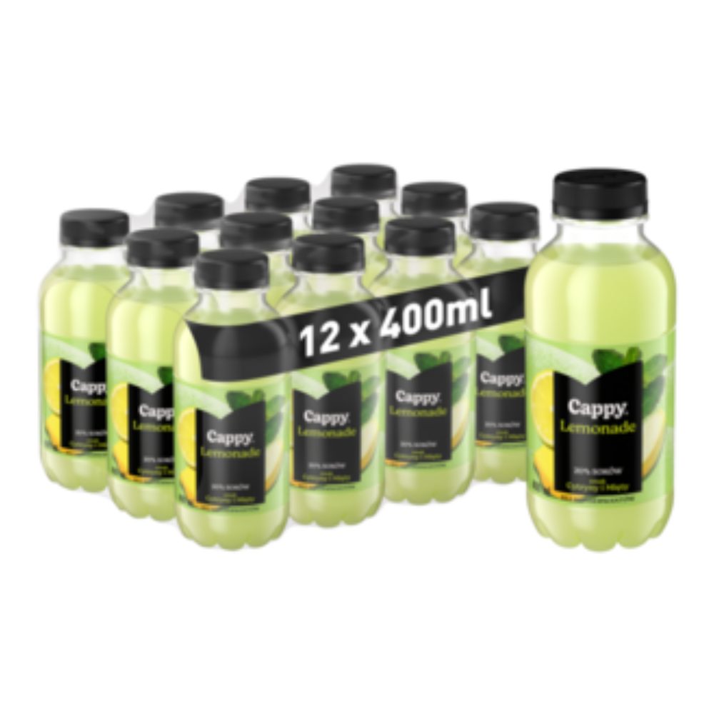 Napój Cappy Lemonade Cytryna Mięta 12 x 400 ml DRS