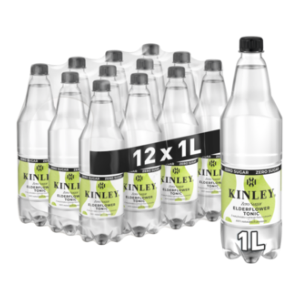 Napój Kinley Zero Elderflower 12 x 1000 ml PET
