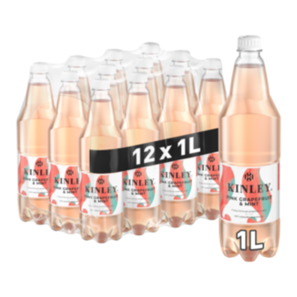 Napój Kinley Pink Grapefruit & Mint 12 x 1000 ml PET