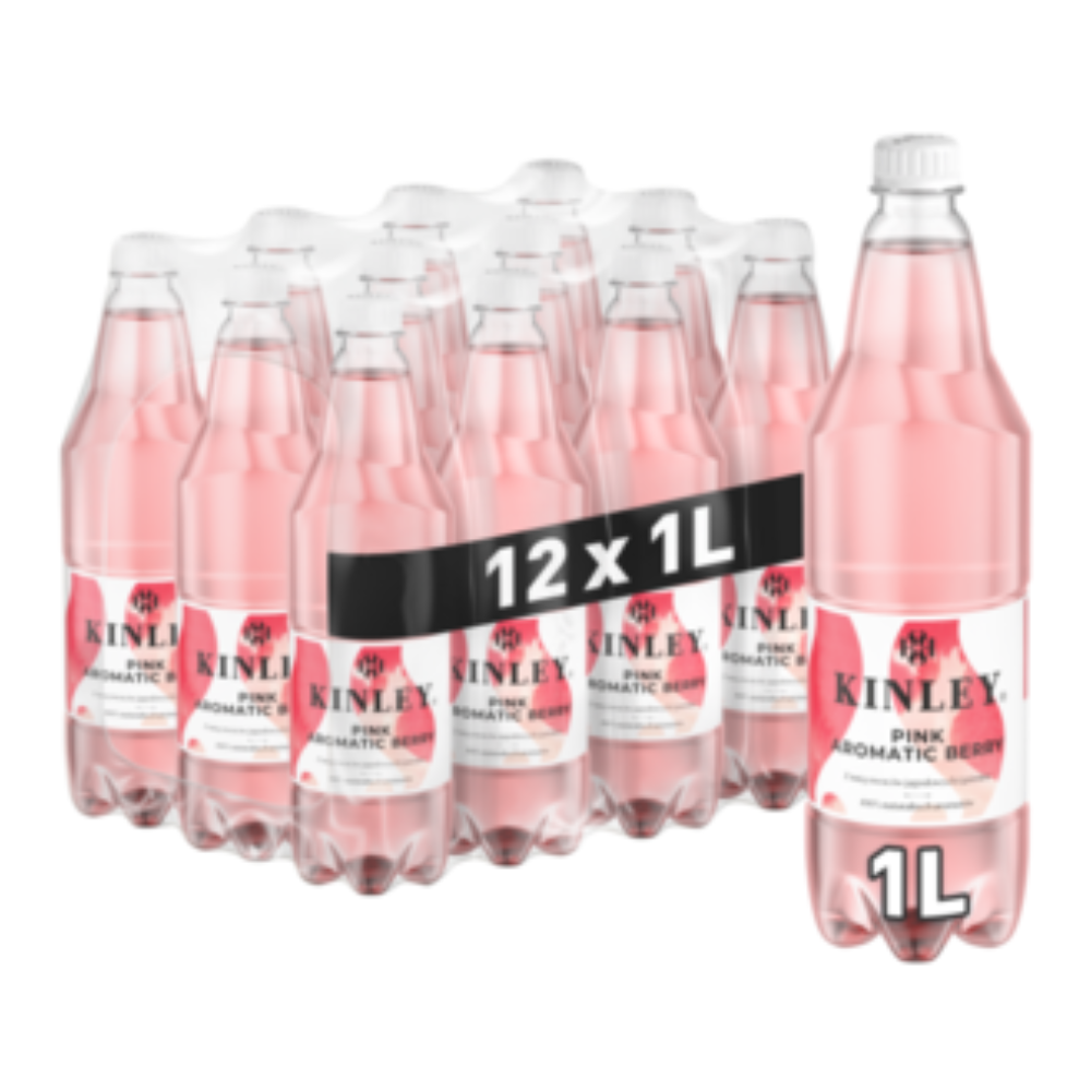 Napój Kinley Pink Aromatic Berry 12 x 1000 ml