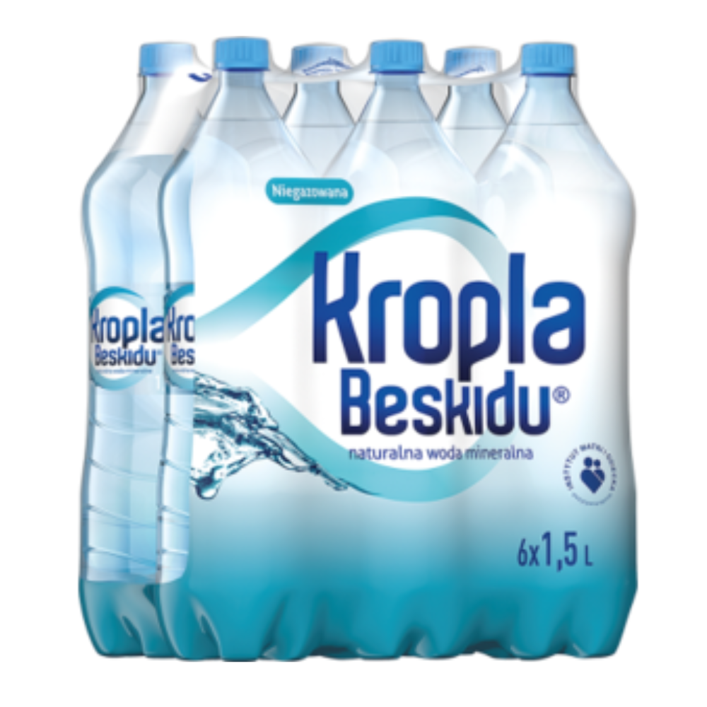 Woda Kropla Beskidu niegazowana 6 x 1500 ml
