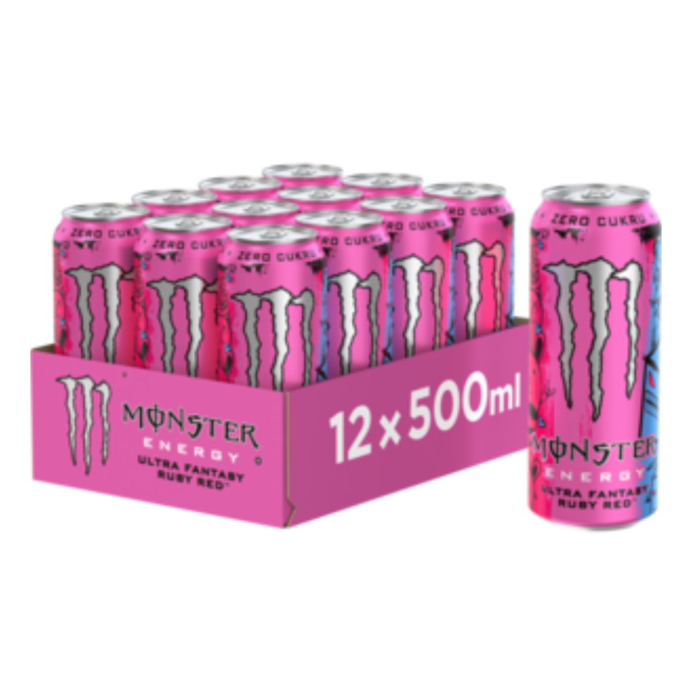Energetyk Monster Ultra Ruby 12 x 500 ml puszka