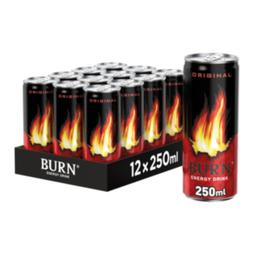 Energetyk Burn Original 12 x 250 ml puszka
