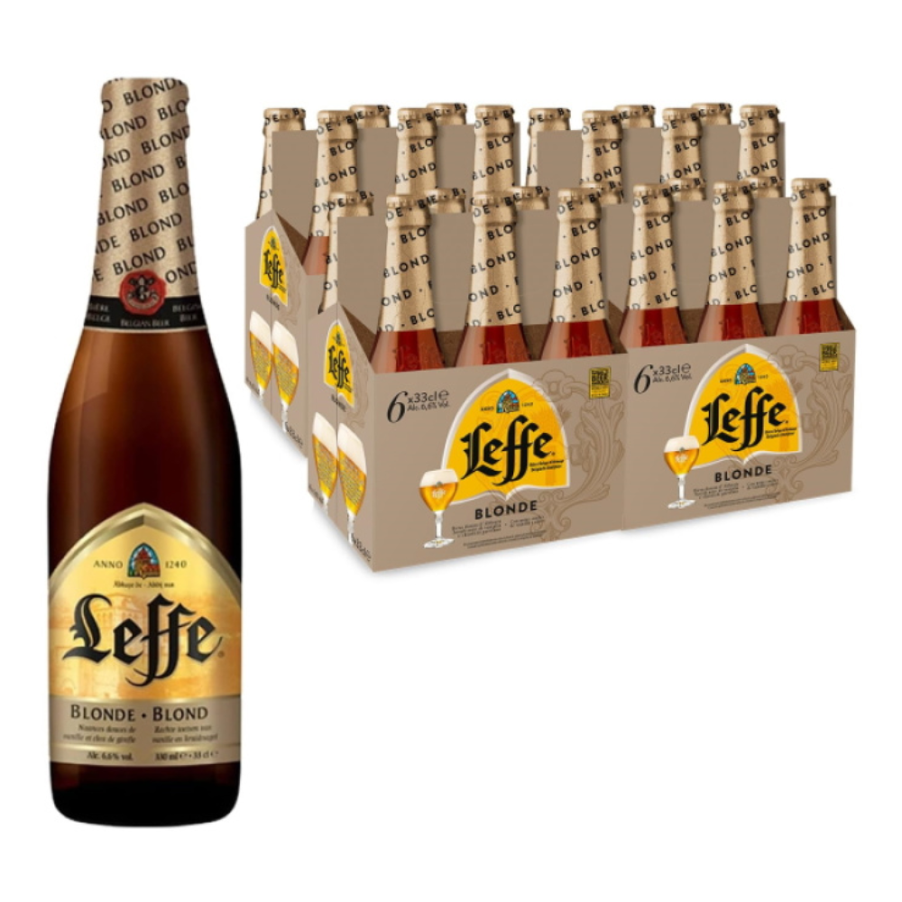 Piwo Leffe Blonde 6,6% 24 x 330 ml