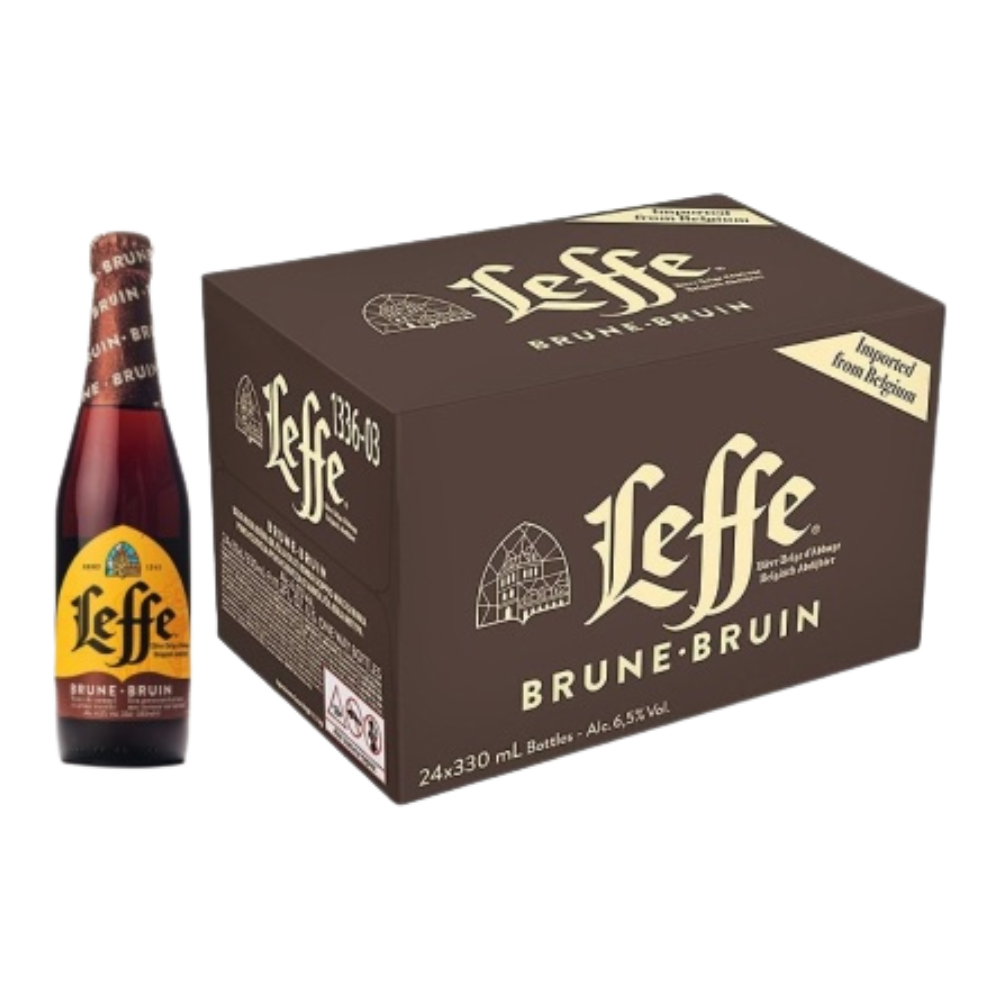 Piwo Leffe Brune 6,5% 24 x 330 ml