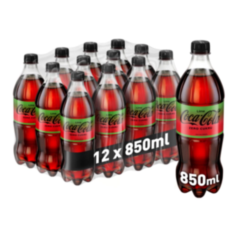 Napój Coca-Cola Zero Lime 12 x 850 ml