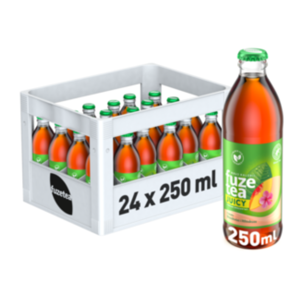 Napój FuzeTea Juicy Peach Hibiscus 24 x 250 ml