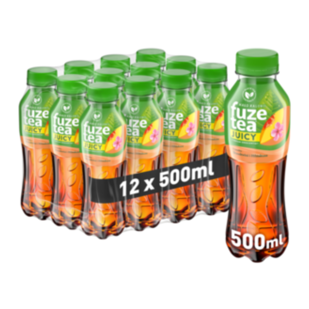 Napój FuzeTea Juicy Peach Hibiscus 12 x 500 ml PET