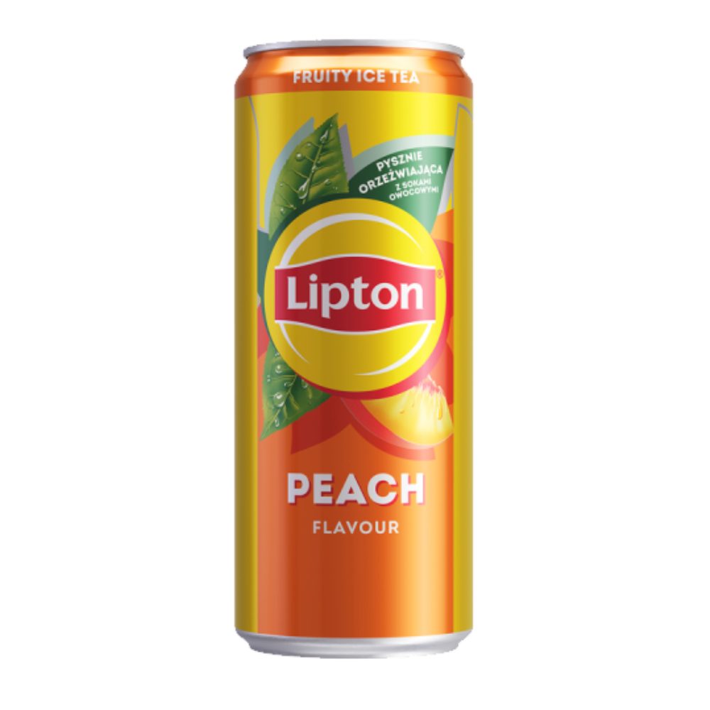 Napój Lipton Peach 330 ml Puszka
