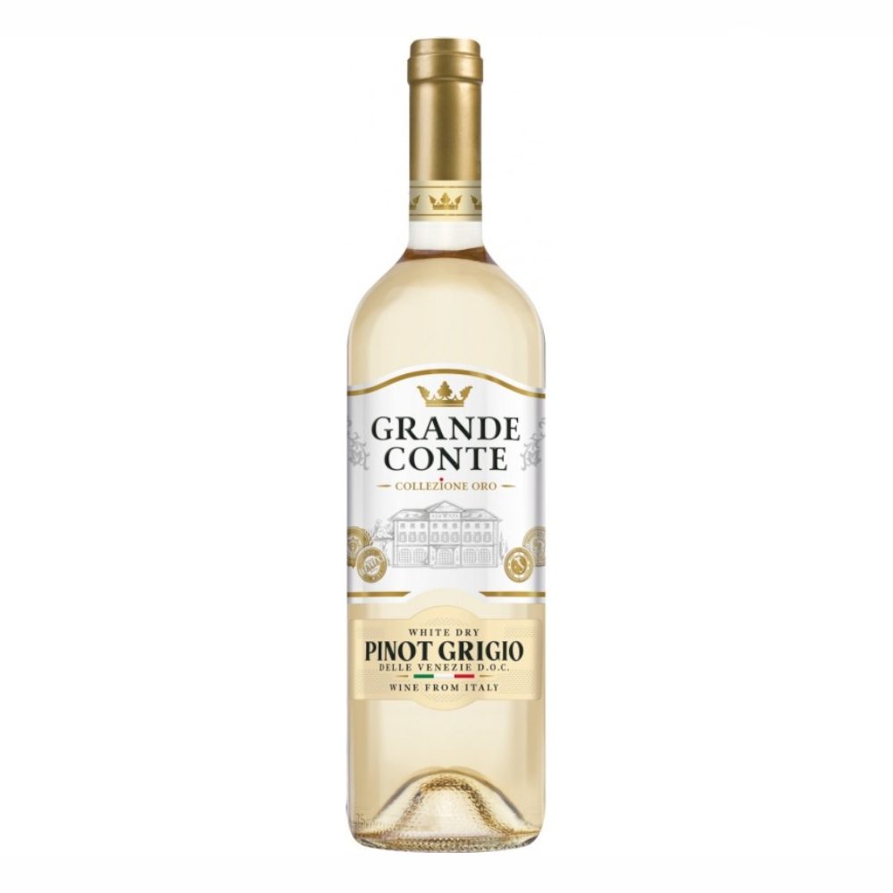 Wino Grande Conte Pinot 12% białe wytrawne 750 ml