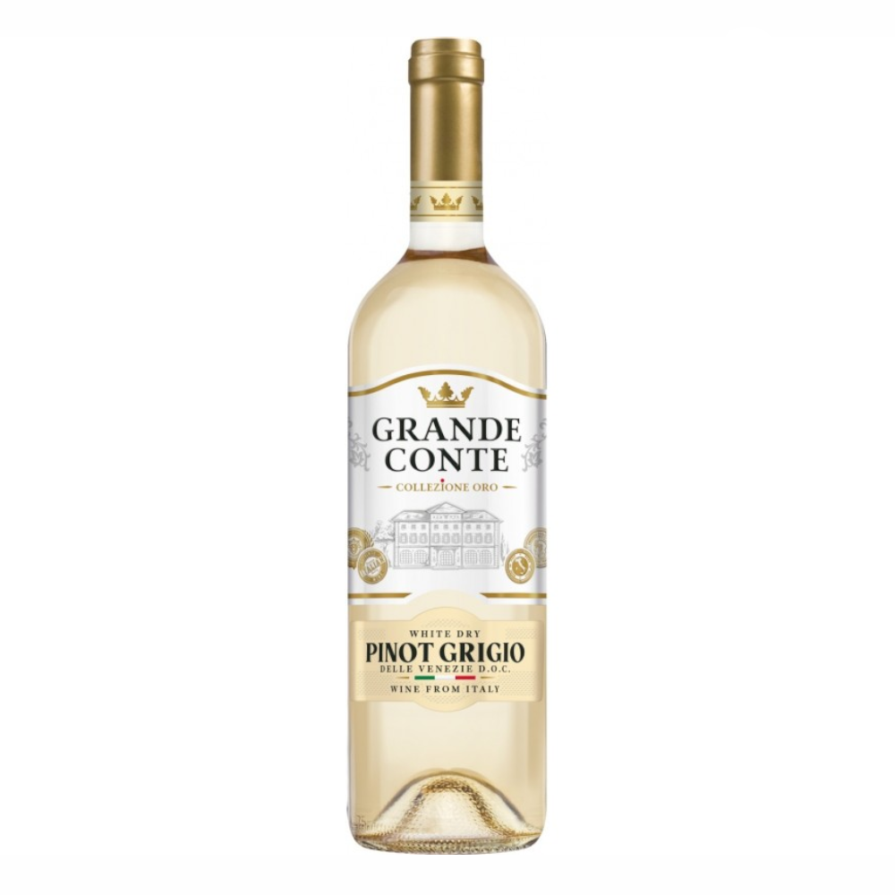 Wino Grande Conte Pinot 12% białe wytrawne 750 ml