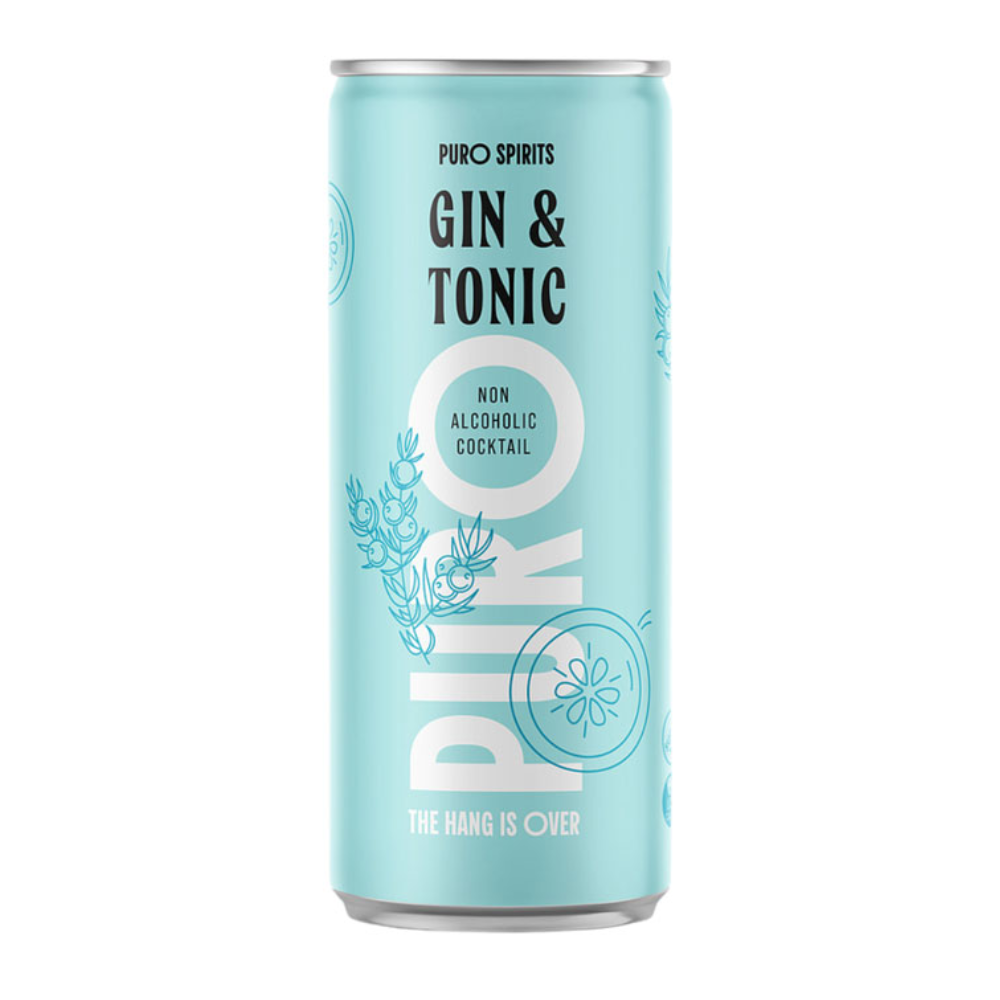 Koktajl Puro Gin & Tonic 0% 250 ml puszka
