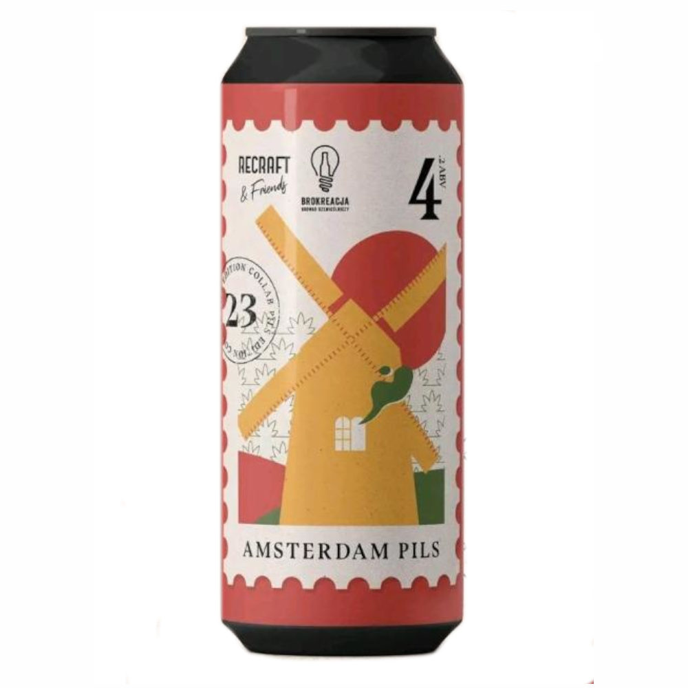 Piwo Recraft Amsterdam Pils 4,2% 500 ml puszka