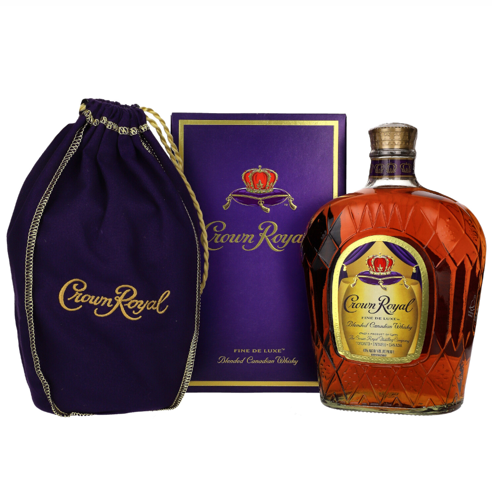 Whisky Crown Royal 40% 1000 ml zestaw