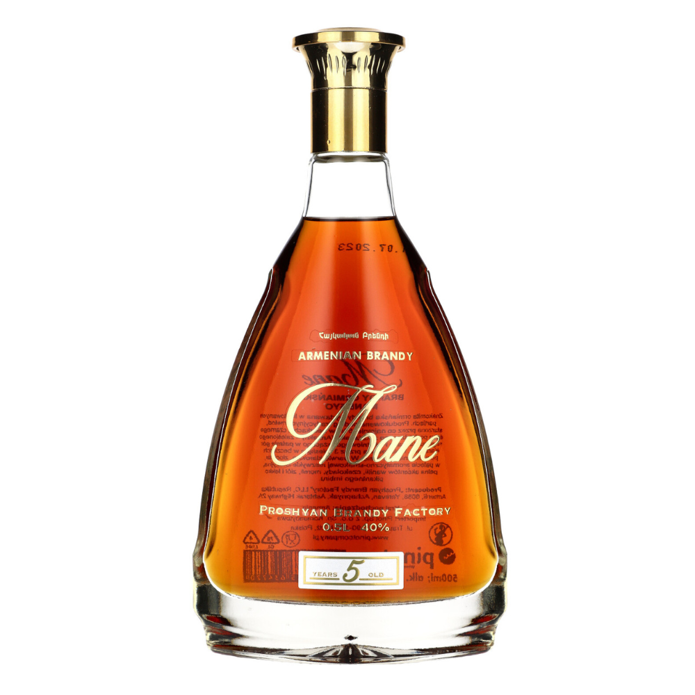 Brandy Armenian Mane 5 40% 500 ml kartonik