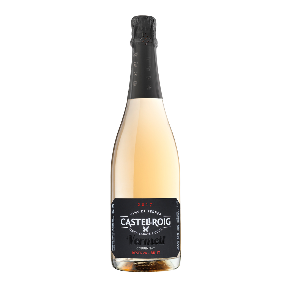 Wino Musujące Sabate I Coca Castellroig Corpinnat Verm ell Reserve Brut 12,5% różowe wytrawne 750 ml