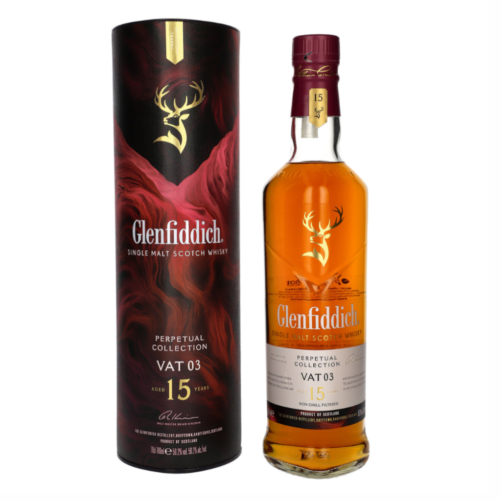 Whisky Glenfiddich 15YO Perpetual Collection Vat 3 50,2% 700 ml Tuba